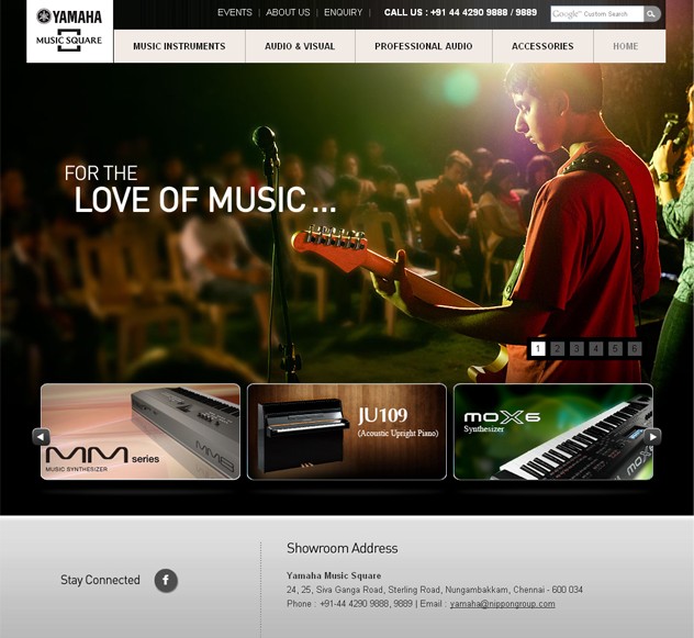 Yamaha Web Design 632x581 Content Writing Strategies   Writing With An Objective