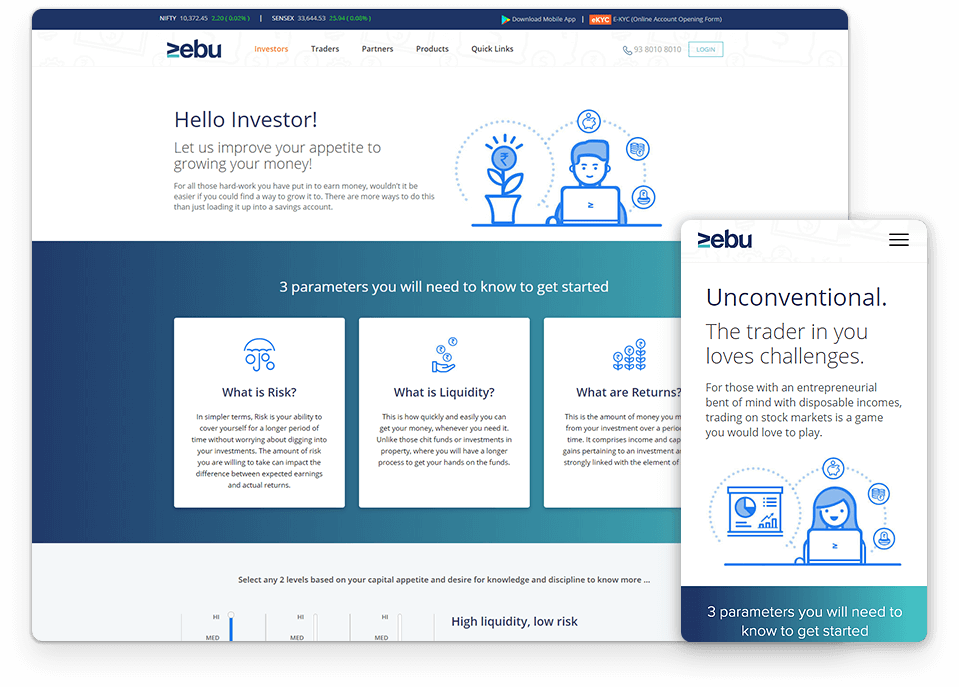 zebu website design