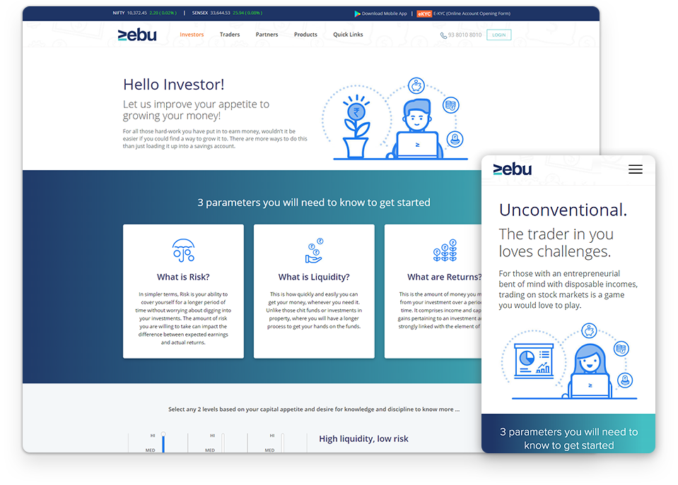 zebu website design
